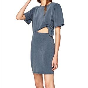 Zara cut out t shirt dress S